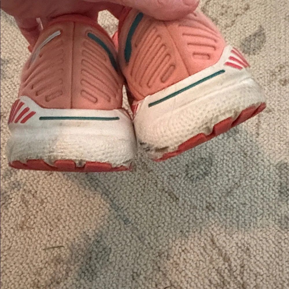 Brooks Women's Coral and Teal Athletic Shoes - Picture 3 of 10